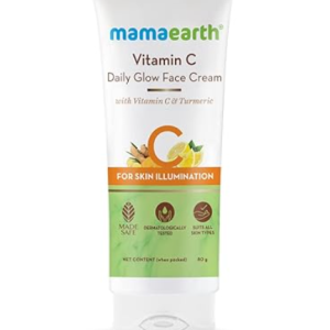 Mamaearth Vitamin C Daily Glow Face Cream With Vitamin C & Turmeric For Skin Illumination - 80 G